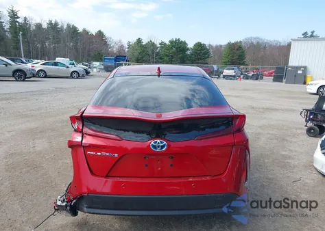 2018 Toyota Prius Prime Advanced from USA, damaged, VIN JTDKARFP0J3077479